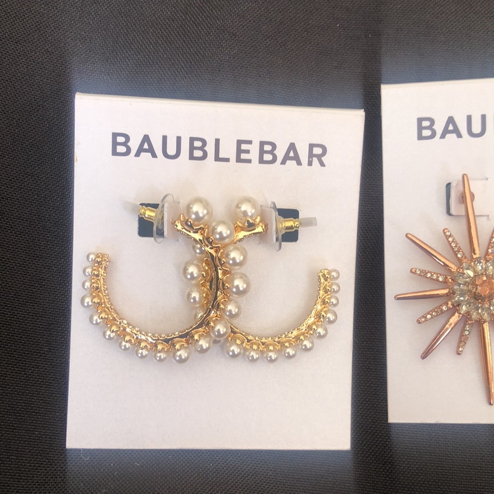 Baublebar Statement Earring Bundle 2 Pairs - image 2